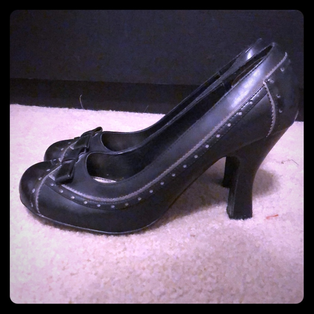 Black high heels